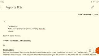 B Sc English Smaple Reports Report on Load SheddingReport on Law and Order [upl. by Aryahay]