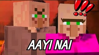 Aayi Nai  Minecraft funny Animation  Minecraft Animation minecraft [upl. by Airbma]