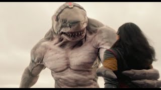 King Shark becomes Human Again The Flash s05e15 [upl. by Alraep]