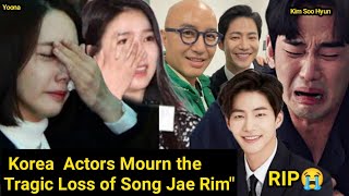 Heartbreaking Tributes Korea Stars Mourn the Tragic Loss of Song Jae Rimquot [upl. by Naras342]