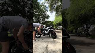 Yamaha R1 straight pipe muffler removal yamaha r1 straightpipe [upl. by Caffrey]