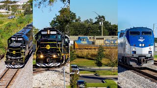 Railfanning Around Lakeland amp Winter Haven Florida ft FMID On The Mainline CSX 7868 amp More [upl. by Wendi]