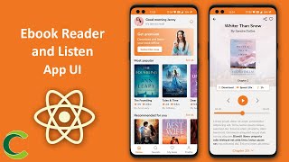 Ebooks Reader and Audiobooks Listen App template in React Native [upl. by Tan683]