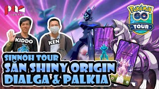 SHINY ORIGIN DIALGAL amp PALKIA và rất nhiều Shiny khác trong Pokemon GO Tour Sinnoh   PAG Center [upl. by Hgielac]