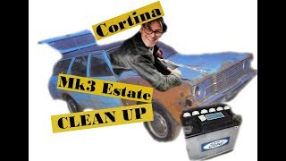 Mk3 Ford Cortina Estate Cleanup [upl. by Grenville670]