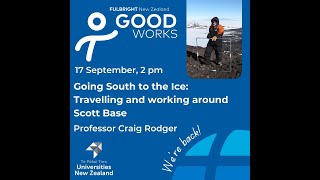 Fulbright NZ Good Works with Craig Rodger [upl. by Skantze792]