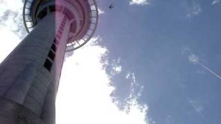 Sky Jump SkyCity Tower Auckland [upl. by Sineray588]