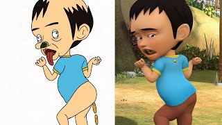 Goyang Upin ipin Drawing meme funny upin dan ipin terbaru part 2 [upl. by Esinaej]