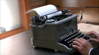 電信用和文タイプライター（Japanese Telegram Typewriter） [upl. by Cusack]