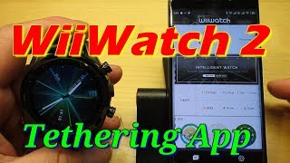 WiiWatch2 Tethering app Smartwatches Add Dials File transfers Remote text field [upl. by Cosme]