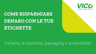 Come risparmiare denaro con le tue etichette [upl. by Morgana]