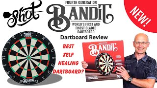 Shot BANDIT GEN 4 Dartboard Review The Best Self Healing Dartboard [upl. by Sedicla374]