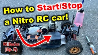 HSP 110 Nitro RC Touring Car convert to Electric Starter [upl. by Shelah]