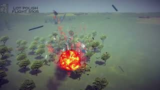 Real plane crashes Besiege 1 [upl. by Naam596]