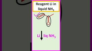 Selectivity of reagent Li in liquid NH3 chemistry [upl. by Elboa904]