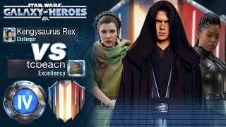 SWGOH 5v5 Grand Arena Kengysaurus Rex Vs tcbeach 772024 [upl. by Gathard274]