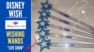 Disney WISH Wishing Wand Ceremony  Disney Cruise Line  4K  Must See  Fun For All Ages [upl. by Nickolai]