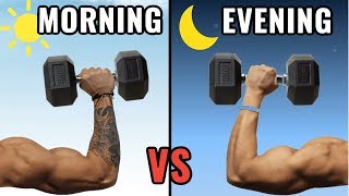 When is the Best Time to Workout to Build Muscle Morning vs Evening [upl. by Jalbert133]