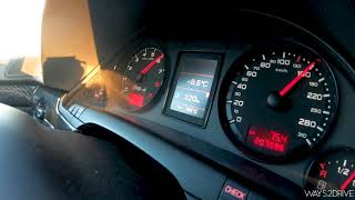 AUDI RS4 B7 Pure V8 Sound  100  200kmh ACCELERATION [upl. by Obelia]