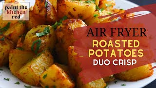 Air Fryer Potatoes  How to Cook Roasted Potatoes in your Instant Pot Duo Crisp Air Fryer [upl. by Ier]