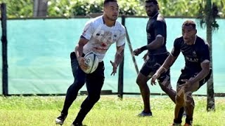 Fiji 7s training session Jarryd Hayne Interview [upl. by Alverta]