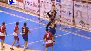 BM Alcobendas 27  FC Barcelona Borges 35 [upl. by Akemrej]