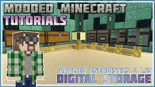 Applied Energistics 2 Digital Storage  Minecraft 116  119  Modded Minecraft Tutorial [upl. by Llecrad]