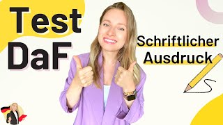 TestDaF🎯 Der schriftliche Ausdruck  Learn German Fast [upl. by Micki]