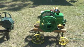 KINGAROY VINTAGE MACHINERY SHOW STATIONARY ENGINES 2021 [upl. by Thorwald622]