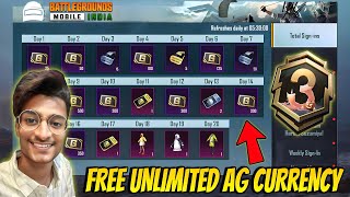 😍FREE AG CURRENCY amp PREMIUM CRATE amp LEGENDARY OUTFIT IN BGMI amp PUBG MOBILE ParasOfficialYT [upl. by Gmur]