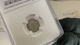 EST016  ALEMANHA  SECHSLING 6 PFENNIG  1757 IHL  FC [upl. by Woolley]