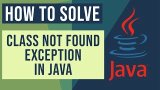 javalangClassNotFoundException Example  How to handle javalangClassNotFoundException [upl. by Aurelio]