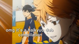 this is a gigantic haikyuu dub compilation [upl. by Taro542]