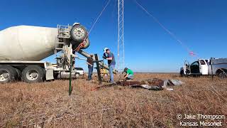 Anderson County KS Mesonet Install 4k  November 2023 [upl. by Aynodal]