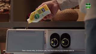 Use Dettol Washing Machine Cleaner for HardtoReach Places [upl. by Adnamal572]