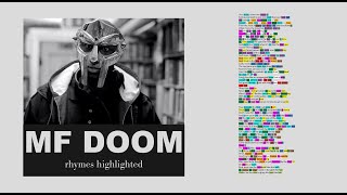 MF DOOM  Avalanche  Lyrics Rhymes Highlighted 159 [upl. by Maitund]