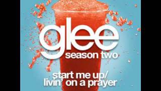 Glee  Start Me UpLivin On A Prayer LYRICS [upl. by Aretha]