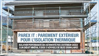 Parex IT  Parement extérieur pour l’isolation thermique [upl. by Barling584]