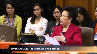 Miriam asks Napoles to answer truthfully clarifies selfincrimination [upl. by Alyat]