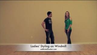 Salsa Dance  Windmill Pattern and Styling [upl. by Jurkoic]