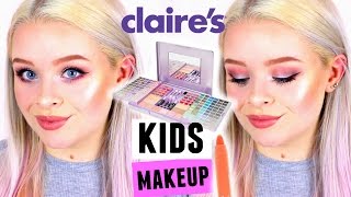 FULL FACE USING ONLY KIDSCLAIRES MAKEUP  sophdoesnails [upl. by Daryl]