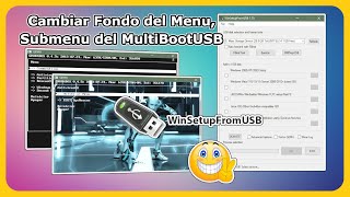 Fondos en Menús y Submenús de una MultiBootUSB [upl. by Ralf]