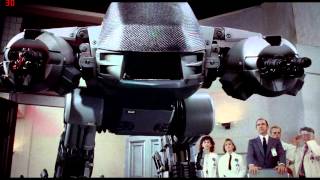 Robocop Mr Kinney vs ED 209 German dubbing [upl. by Onid]