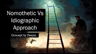 Nomothetic Vs Idiographic Approach  Geographical Thought  Philosophy of Geography  Geography [upl. by Nnyrb]