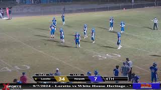 Loretto High School vs Harpeth High School  Football  962024 [upl. by Ok398]