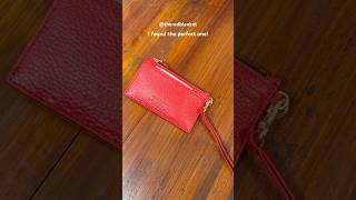 Review  Marc Jacobs Small Wrislet in True Red marcjacobs wallet redlover [upl. by Adnofal259]