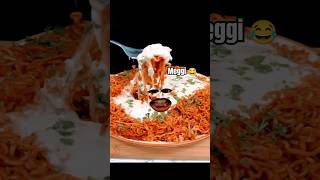 Maggi 🤣 food funny virl comedy [upl. by Novi]