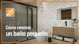 Cómo renovar un baño pequeño  Baños [upl. by Atse296]