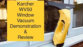 Karcher WV50 Window Vacuum Demonstration amp Review [upl. by Howlan732]