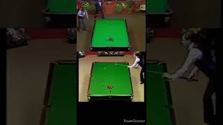 Bill Werbeniuk vs Alex Higgins backspin shot [upl. by Kenton204]